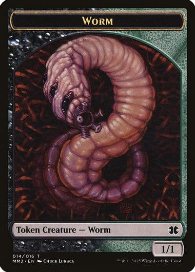 Worm Token Modern Masters 2015 Magic card