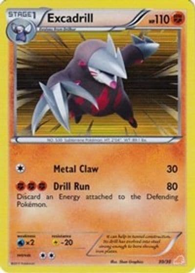 Excadrill (#30 Holo) BW Trainer Kit: Excadrill & Zoroark Pokemon card