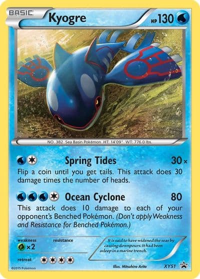 Kyogre - XY51 XY Promos Pokemon card