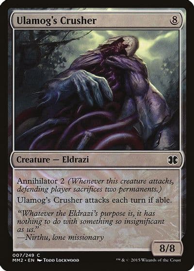 Ulamogs Crusher Modern Masters 2015 Magic card