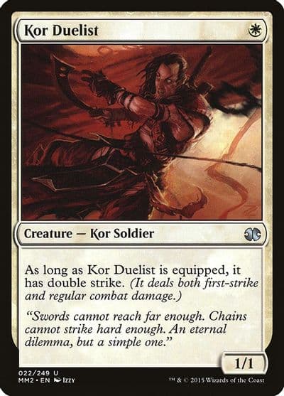 Kor Duelist Modern Masters 2015 Magic card