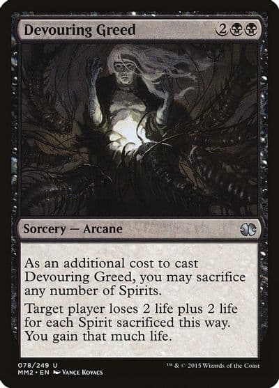 Devouring Greed Modern Masters 2015 Magic card
