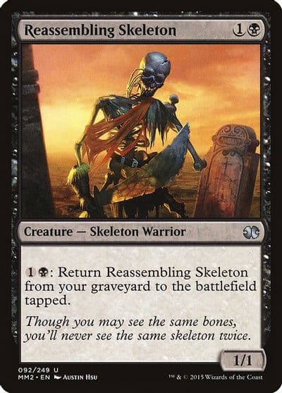 Reassembling Skeleton Modern Masters 2015 Magic card
