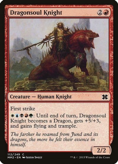 Dragonsoul Knight Modern Masters 2015 Magic card