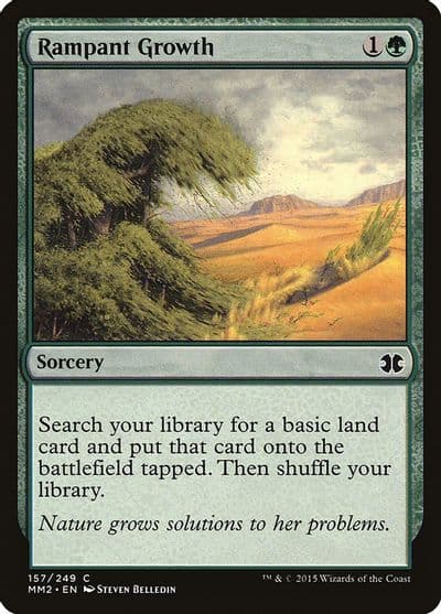 Rampant Growth Modern Masters 2015 Magic card