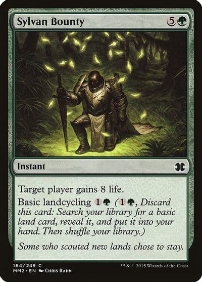 Sylvan Bounty Modern Masters 2015 Magic card