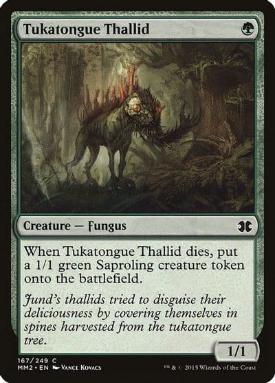 Tukatongue Thallid Modern Masters 2015 Magic card