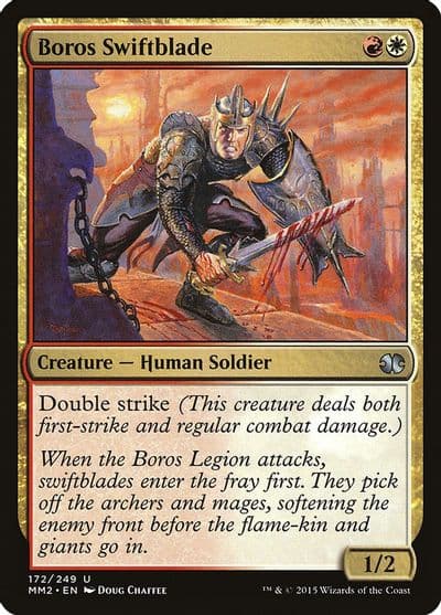 Boros Swiftblade Modern Masters 2015 Magic card