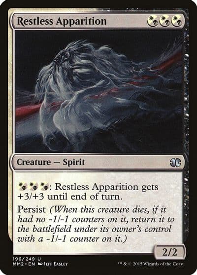 Restless Apparition Modern Masters 2015 Magic card