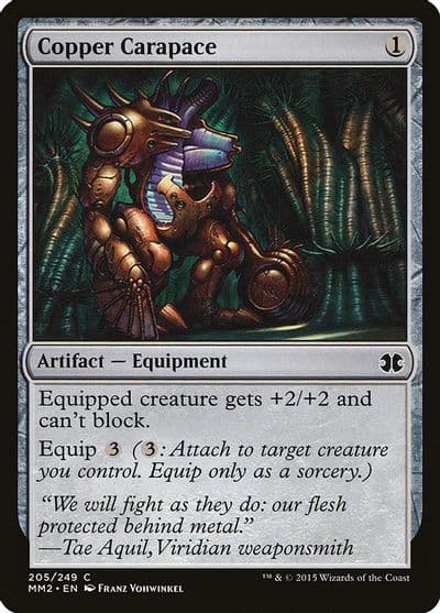 Copper Carapace Modern Masters 2015 Magic card