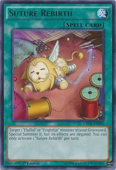 Suture Rebirth Crossed Souls Yu-Gi-Oh! card