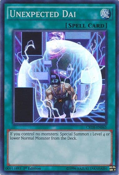 Unexpected Dai Crossed Souls Yu-Gi-Oh! card