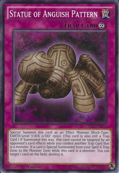 Statue of Anguish Pattern Crossed Souls Yu-Gi-Oh! card