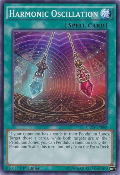 Harmonic Oscillation Crossed Souls Yu-Gi-Oh! card