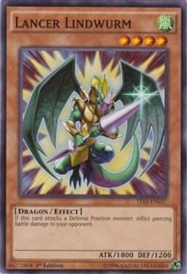 Lancer Lindwurm Starter Deck: Dark Legion Yu-Gi-Oh! card