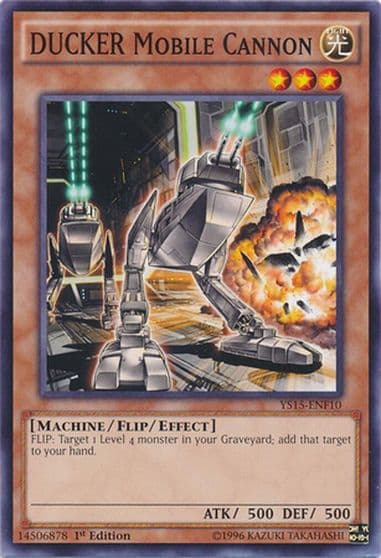 DUCKER Mobile Cannon Starter Deck: Saber Force Yu-Gi-Oh! card