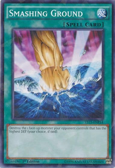 Smashing Ground Shatterfoil Starter Deck: Saber Force Yu-Gi-Oh! card