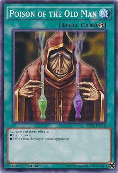Poison of the Old Man Starter Deck: Saber Force Yu-Gi-Oh! card