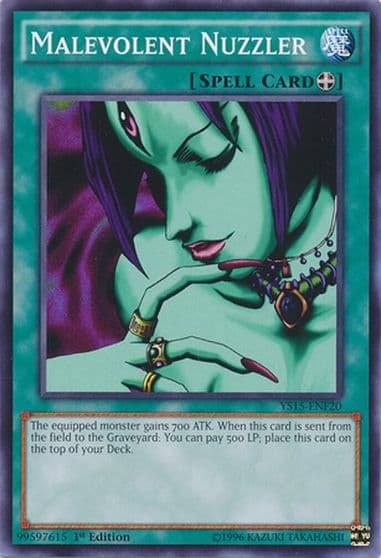 Malevolent Nuzzler Starter Deck: Saber Force Yu-Gi-Oh! card