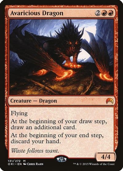 Avaricious Dragon Magic Origins Magic card