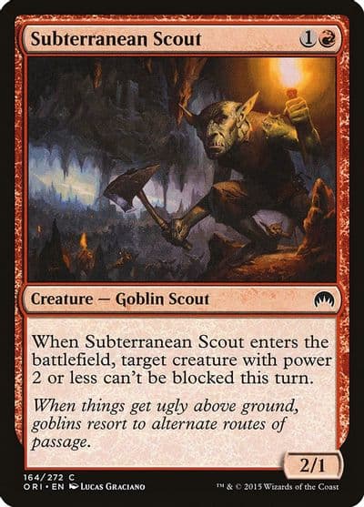 Subterranean Scout Magic Origins Magic card