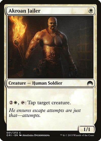 Akroan Jailer Magic Origins Magic card