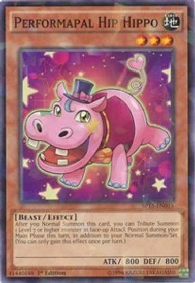 Performapal Hip Hippo Shatterfoil Star Pack ARC-V Yu-Gi-Oh! card