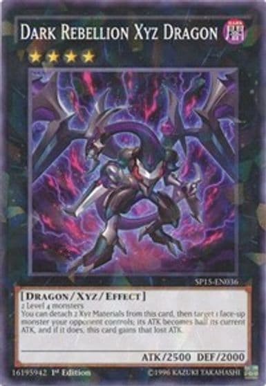 Dark Rebellion Xyz Dragon Shatterfoil Star Pack ARC-V Yu-Gi-Oh! card