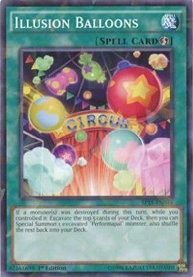 Illusion Balloons Shatterfoil Star Pack ARC-V Yu-Gi-Oh! card