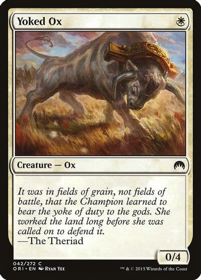 Yoked Ox Magic Origins Magic card