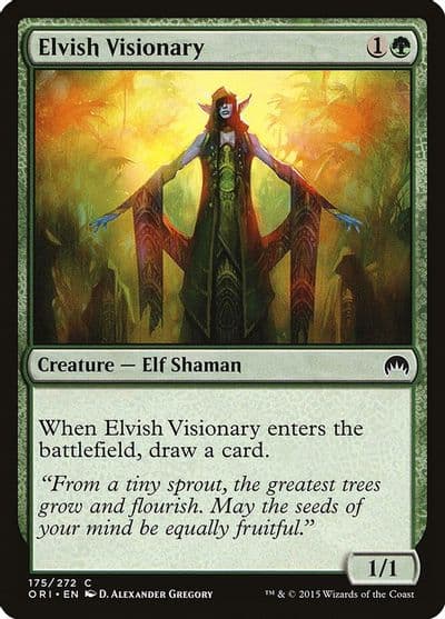 Elvish Visionary Magic Origins Magic card