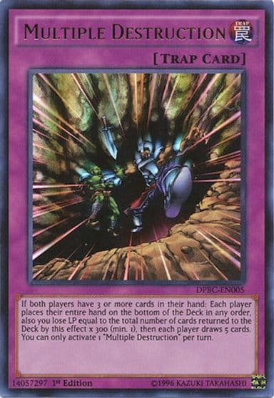 Multiple Destruction Duelist Pack: Battle City Yu-Gi-Oh! card
