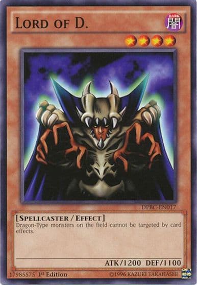 Lord of D Duelist Pack: Battle City Yu-Gi-Oh! card