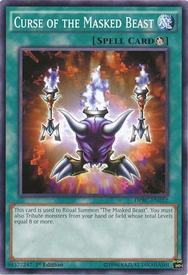 Curse of the Masked Beast Duelist Pack: Battle City Yu-Gi-Oh! card