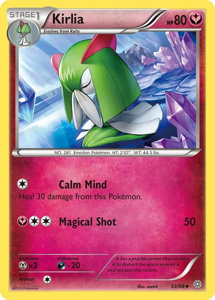 Kirlia (Prerelease) Diamond and Pearl Promos Pokemon card
