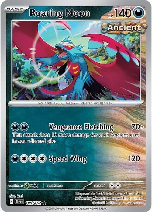Roaring Moon - 2024 (Sakuya O. Gold Signature) World Championship Decks Pokemon card