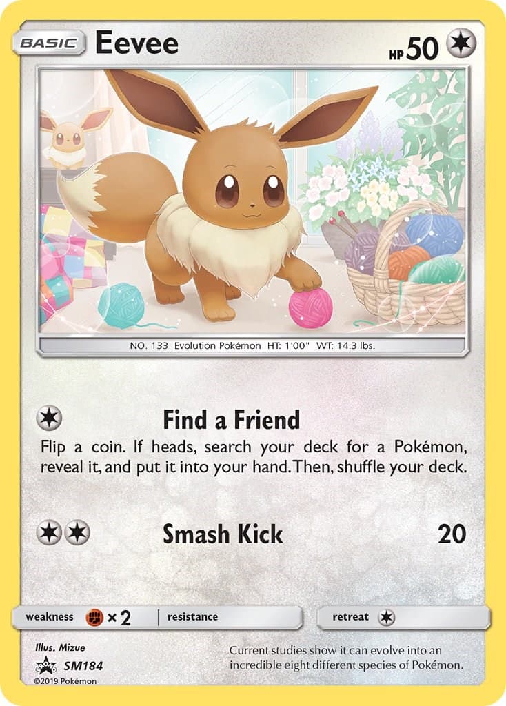 Eevee - SM184 SM Promos Pokemon card
