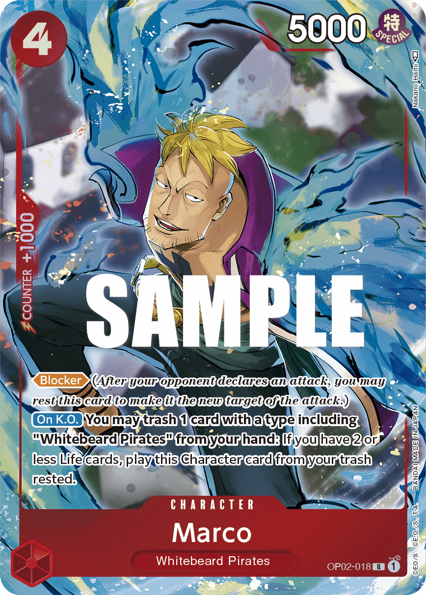 Marco (Alternate Art) Paramount War One Piece card